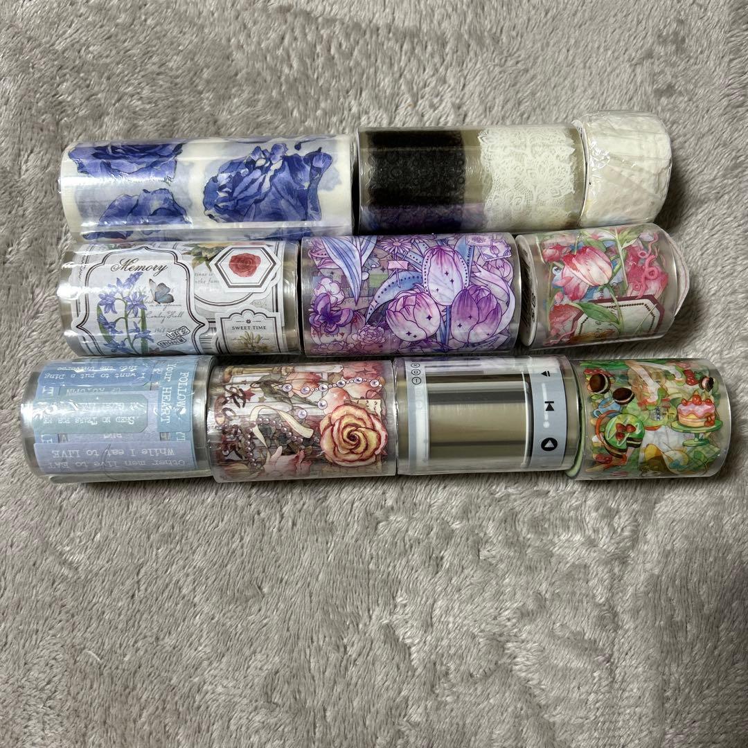 コラージュ素材 海外マステ デザインペーパー まとめ売り⑨