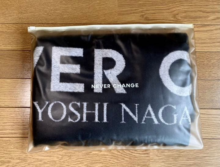 激レア☆未開封品 NEVERCHANGE BIGタオル ネバーチェンジ 長渕剛