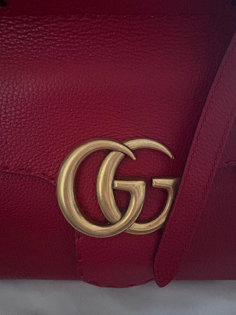 GUCCI グッチ　GGマーモント　バッグ　ハンドバッグ　421890 極美品