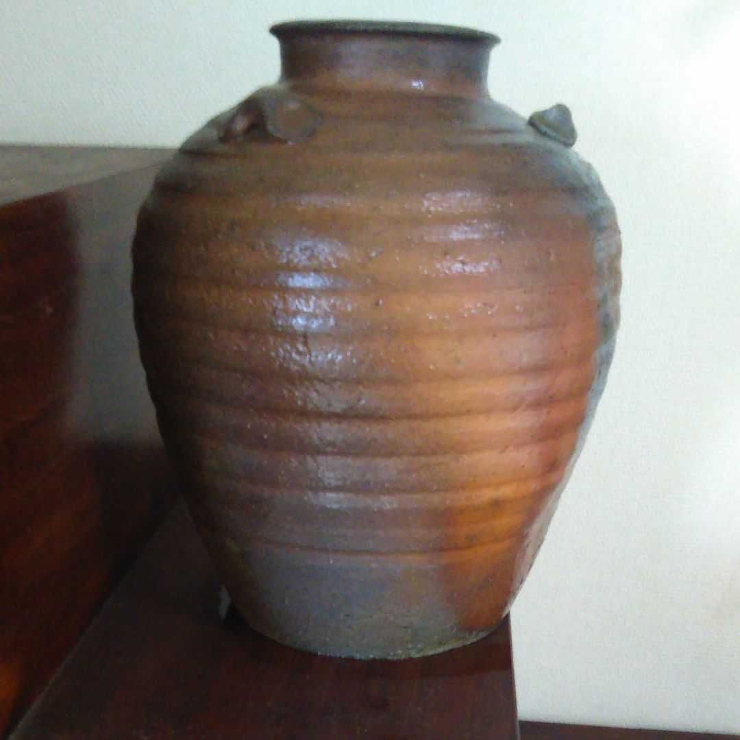 三耳付き壺備前焼