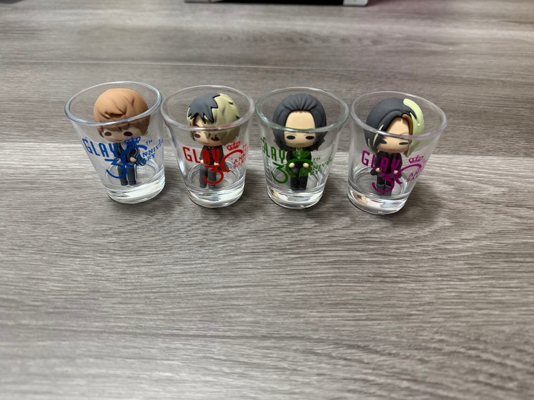 け*こ様 GLAY すわりんこ　ショットグラスセット