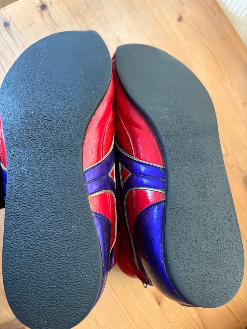 ミズノ ボクシングシューズ レッド