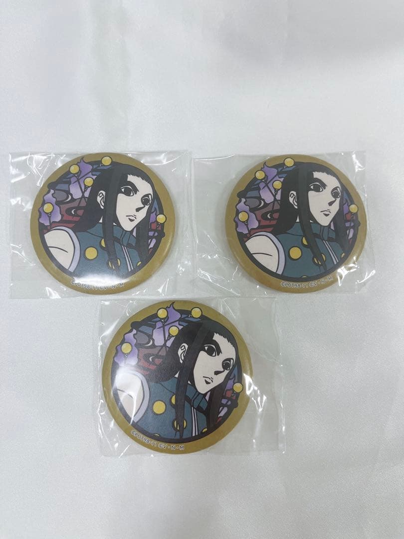 ハンターハンター イルミ 和紙缶バッジ ジャンプショップ