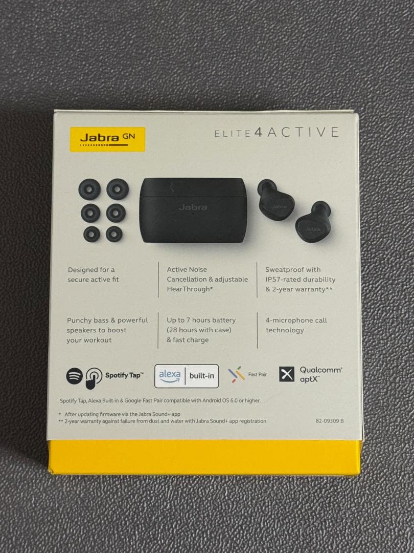 【未開封】Jabra Elite 4 Active イヤホン Alexa内蔵