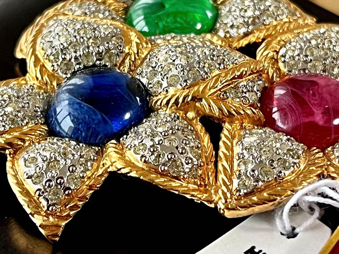 超希少！タグ付 VOGUE BIJOUX ヴィンテージ ブローチ8589