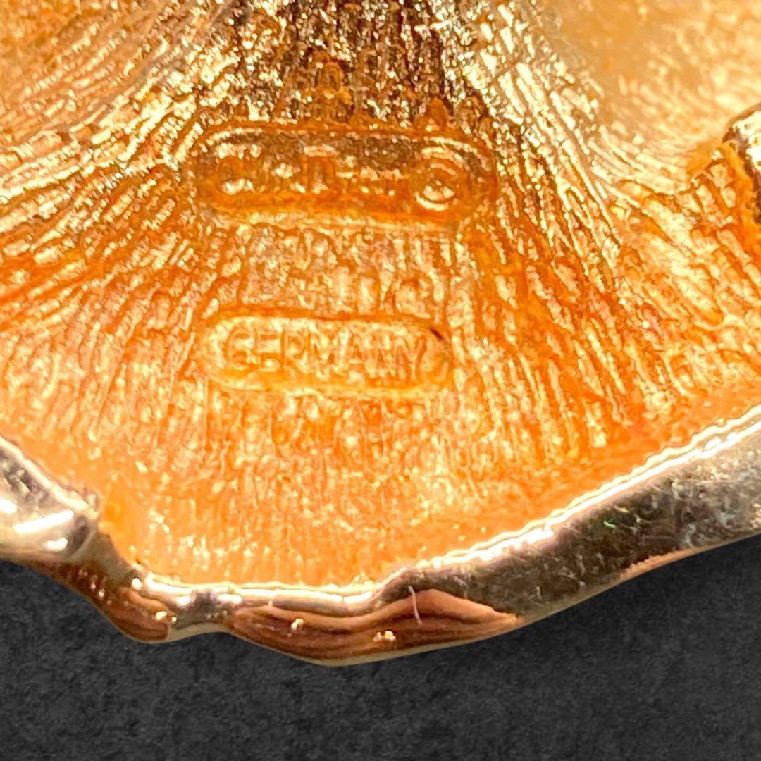 vintage Dior 花モチーフ フェイクパール ブローチ 221