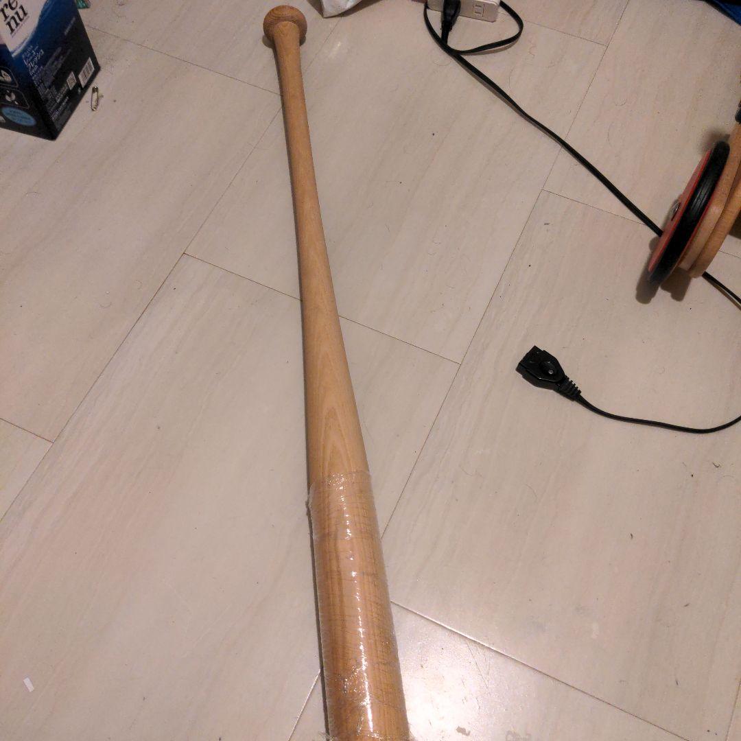 松井秀喜選手　直筆サイン入り無垢バット