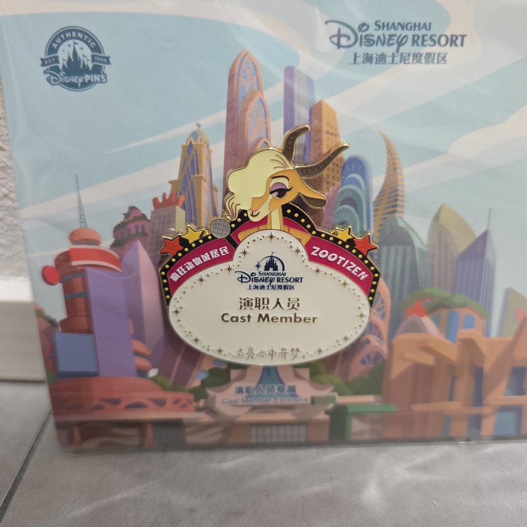 上海ディズニーリゾート キャスト限定 ピンバッジ