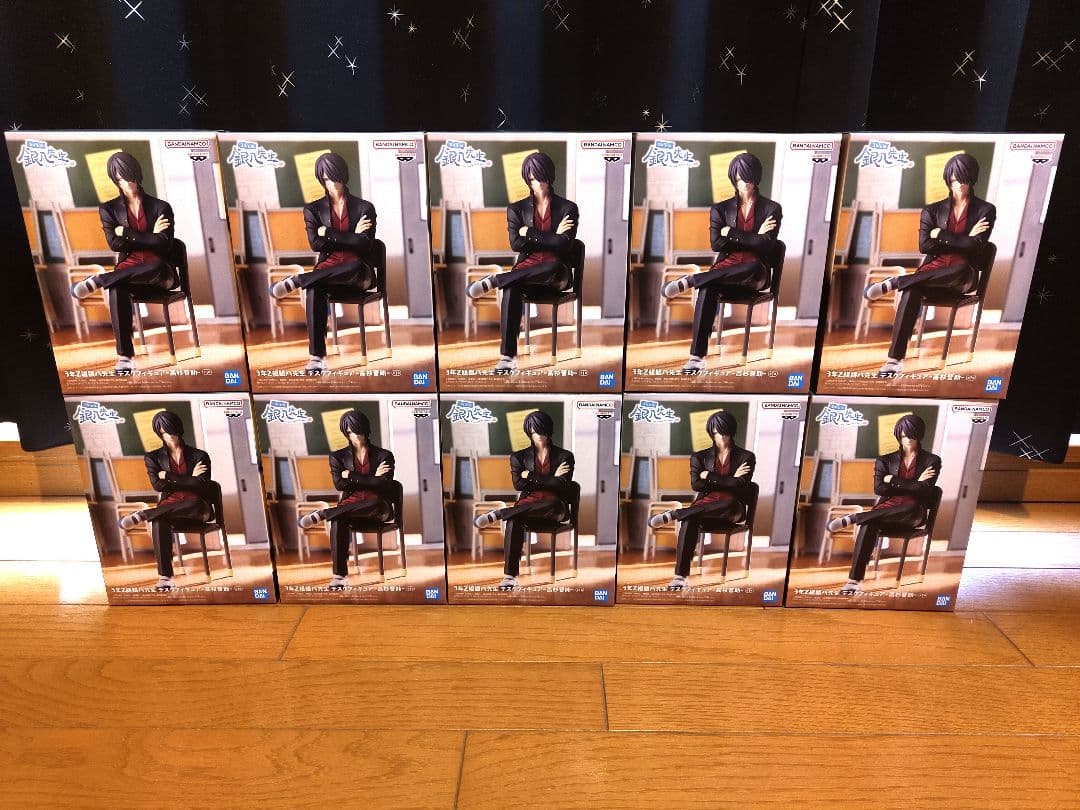 【新品・未開封・安値】3年Z組銀八先生 デスクフィギュア-高杉晋助-10点