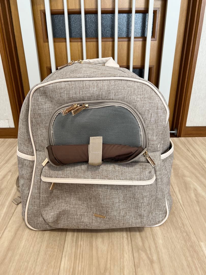 ＊タグ付モンシェリ　パイピングリュックキャリー＊