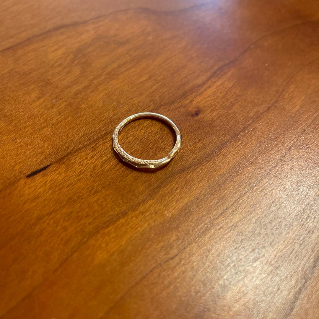 agete K10ゴールド ツイストデザインリング #3