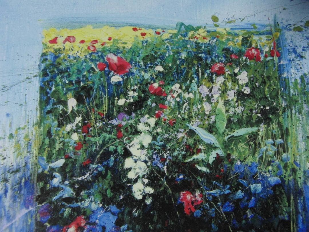 J.トレンツ・リャド、【フローレス】、希少な額装用画集より、状態良好、新品額装付