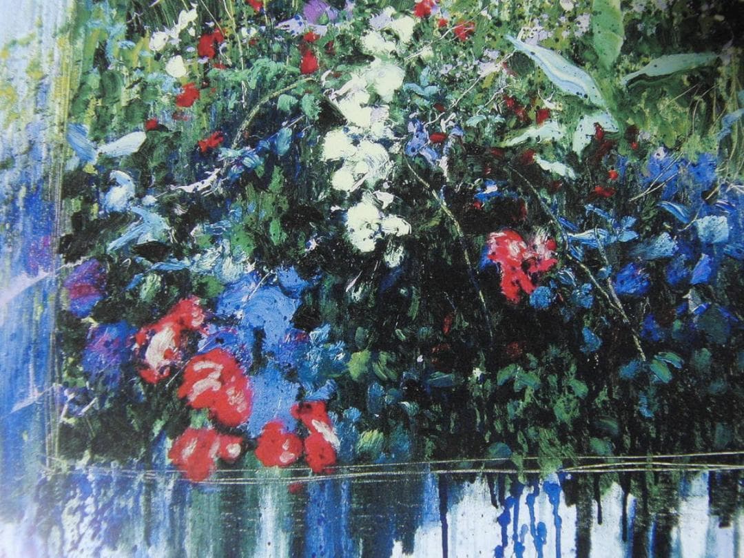 J.トレンツ・リャド、【フローレス】、希少な額装用画集より、状態良好、新品額装付