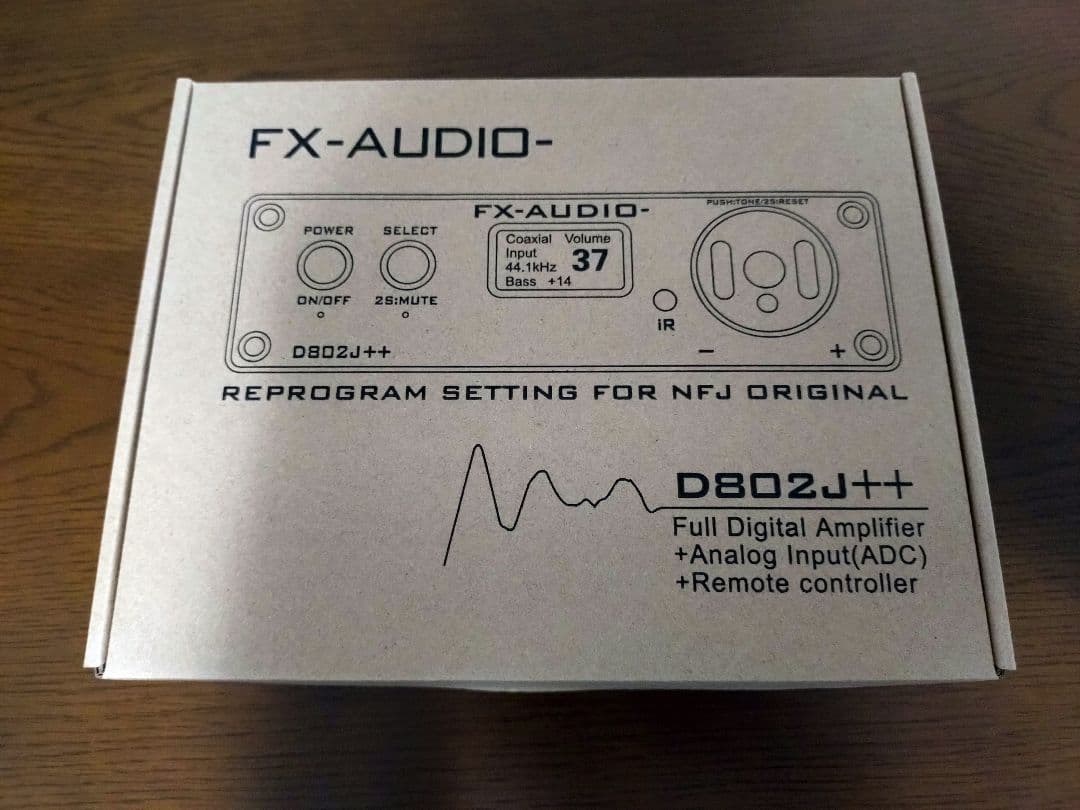 FX-AUDIO- D802J++ フルデジタルアンプ 極美品