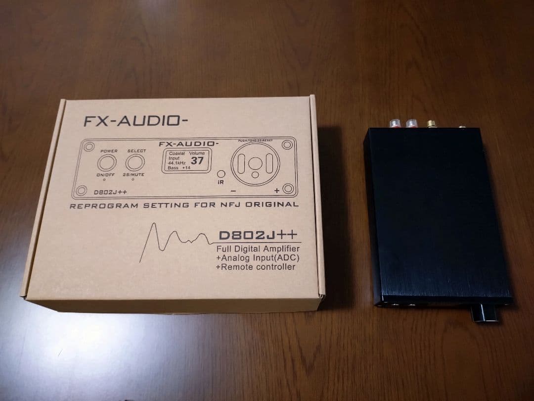 FX-AUDIO- D802J++ フルデジタルアンプ 極美品