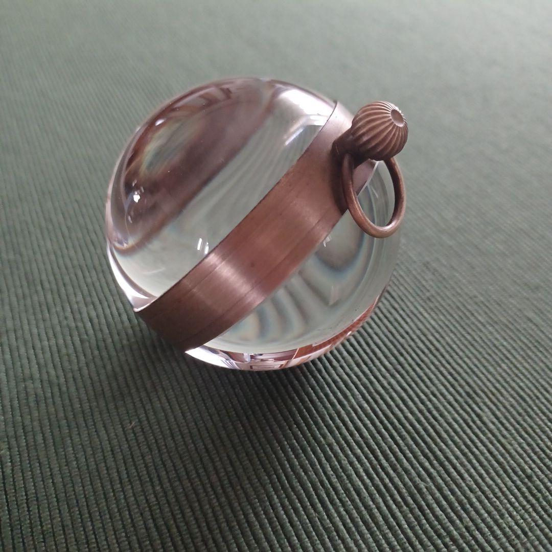 OMEGA オメガ 手巻き アンティーク 球体時計 クリスタル 置時計 稼動品