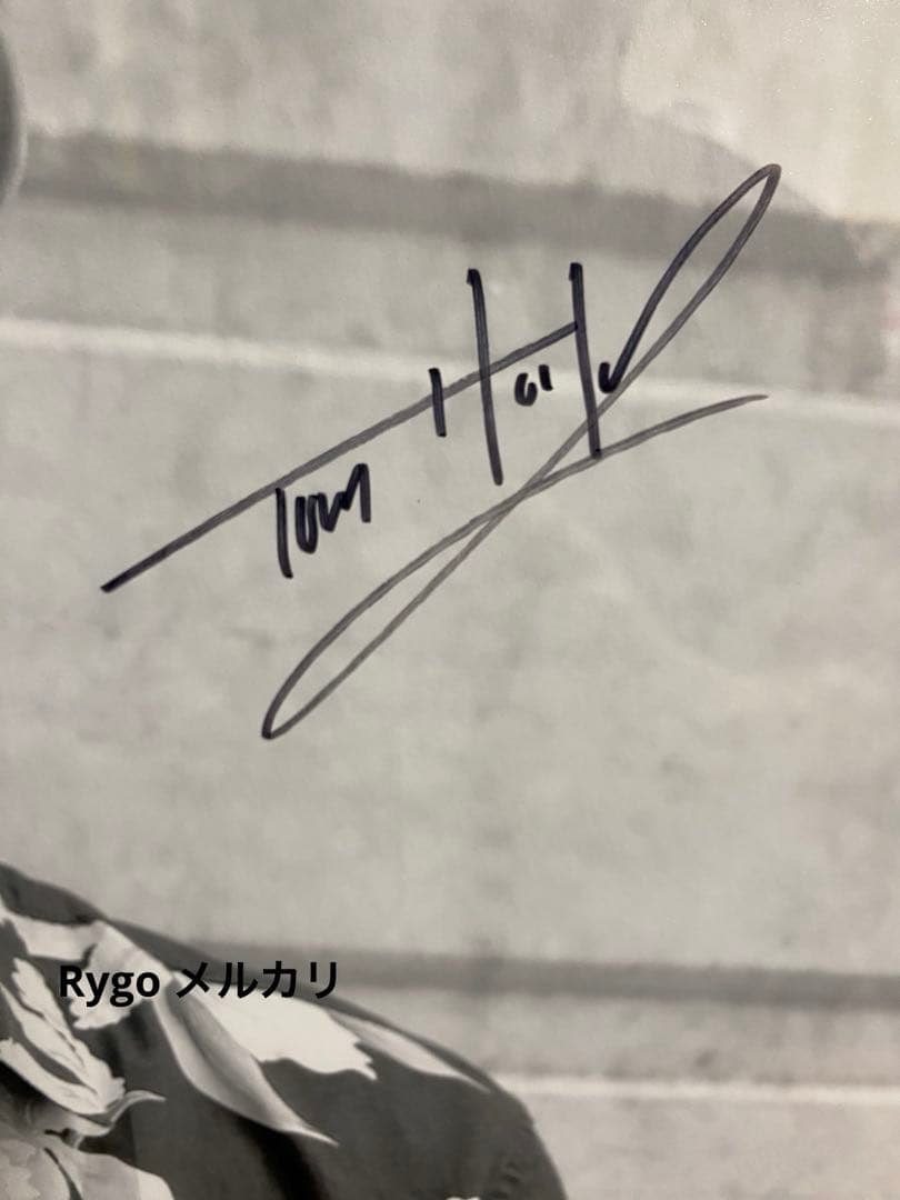 トム・ホランド　ポスター　直筆サイン　スパイダーマン