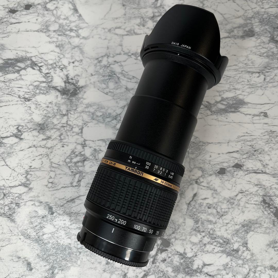 【美品】TAMRONタムロンAF Di ii 18-250mm 3.5-6.3