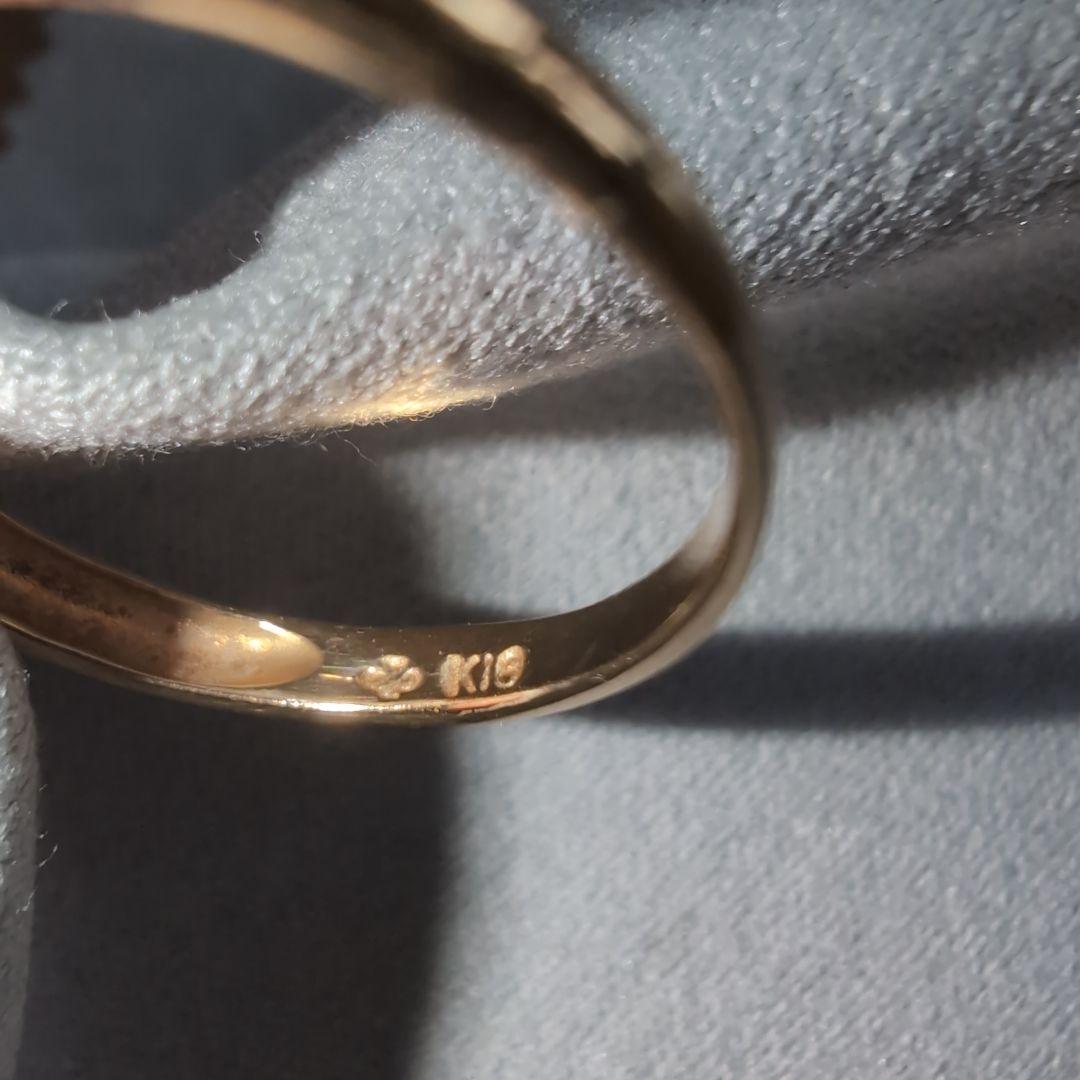 ゴールド　アメジスト リング