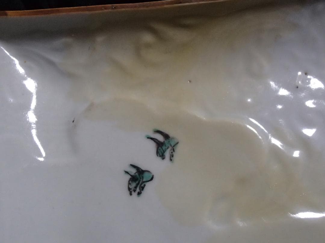 絵皿　角皿　古九谷　骨董