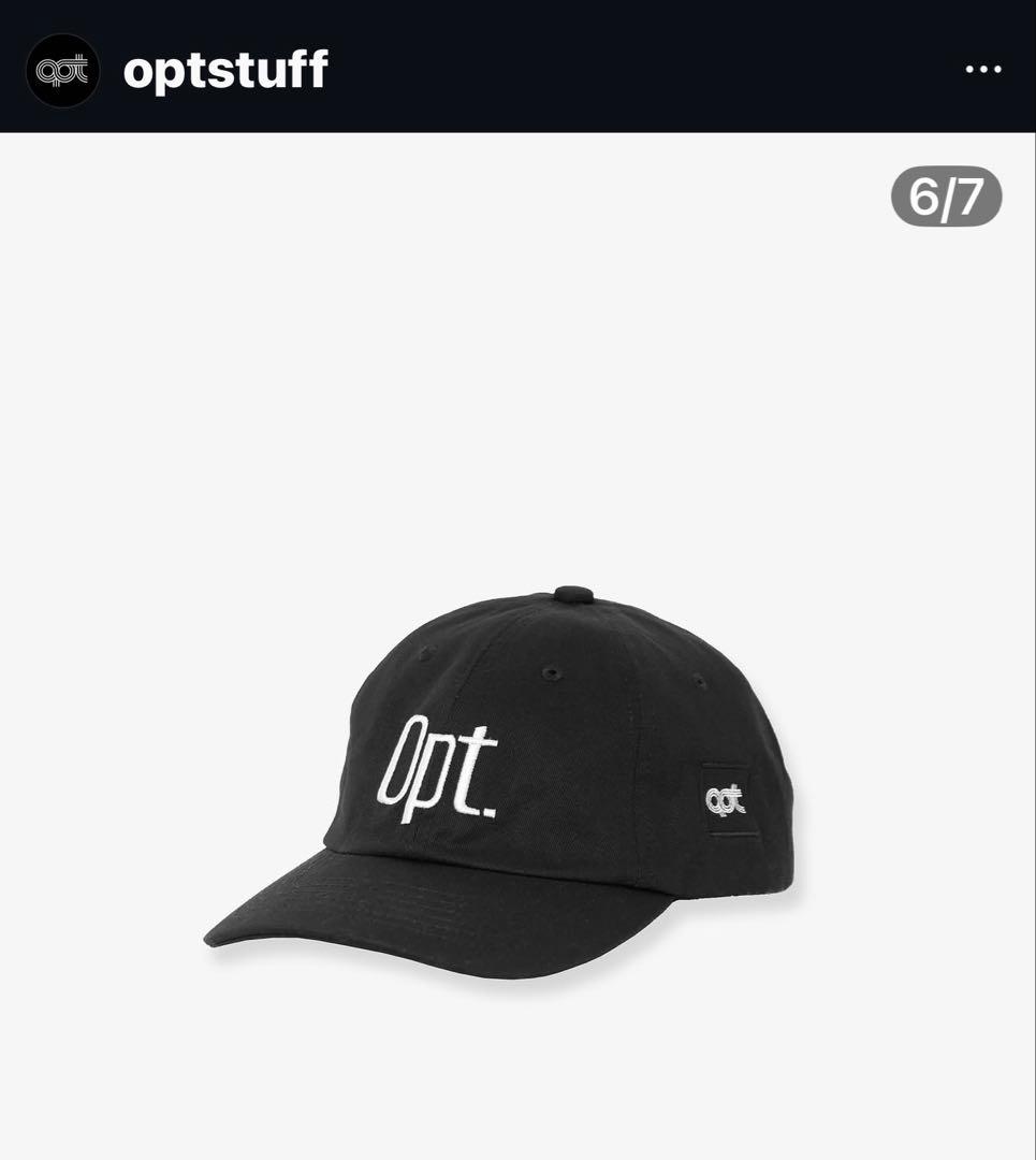 Optstuff コットン キャップ Black 黒 新品未使用未開封