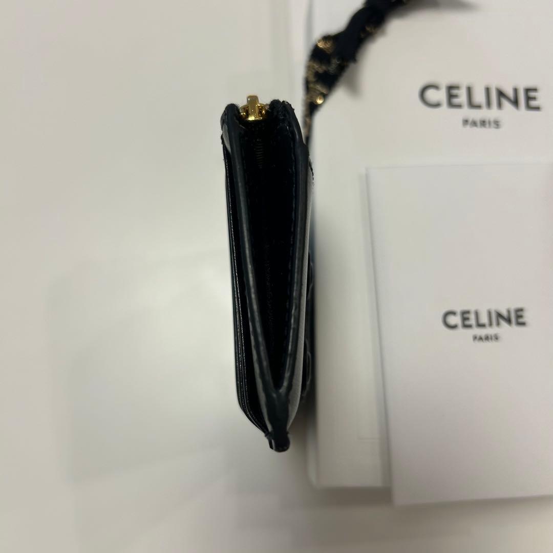 CELINE ジップ付きカードホルダー ケース