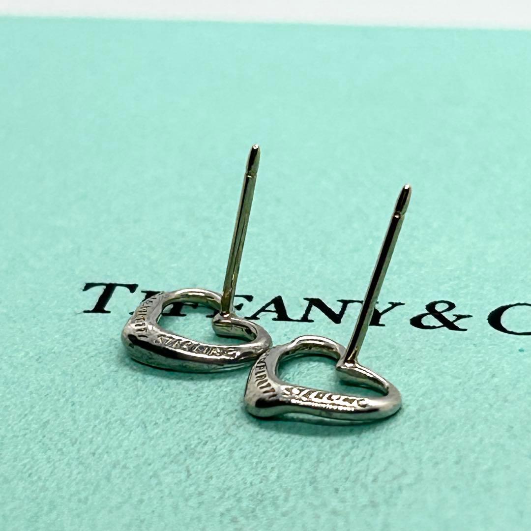 ✨美品✨ティファニー オープンハート ピアス SV925 社外キャッチ 人気