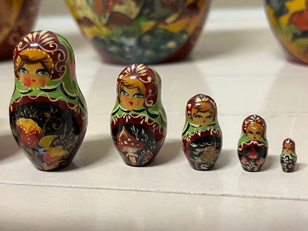 マトリョーシカ　ロシア　15体