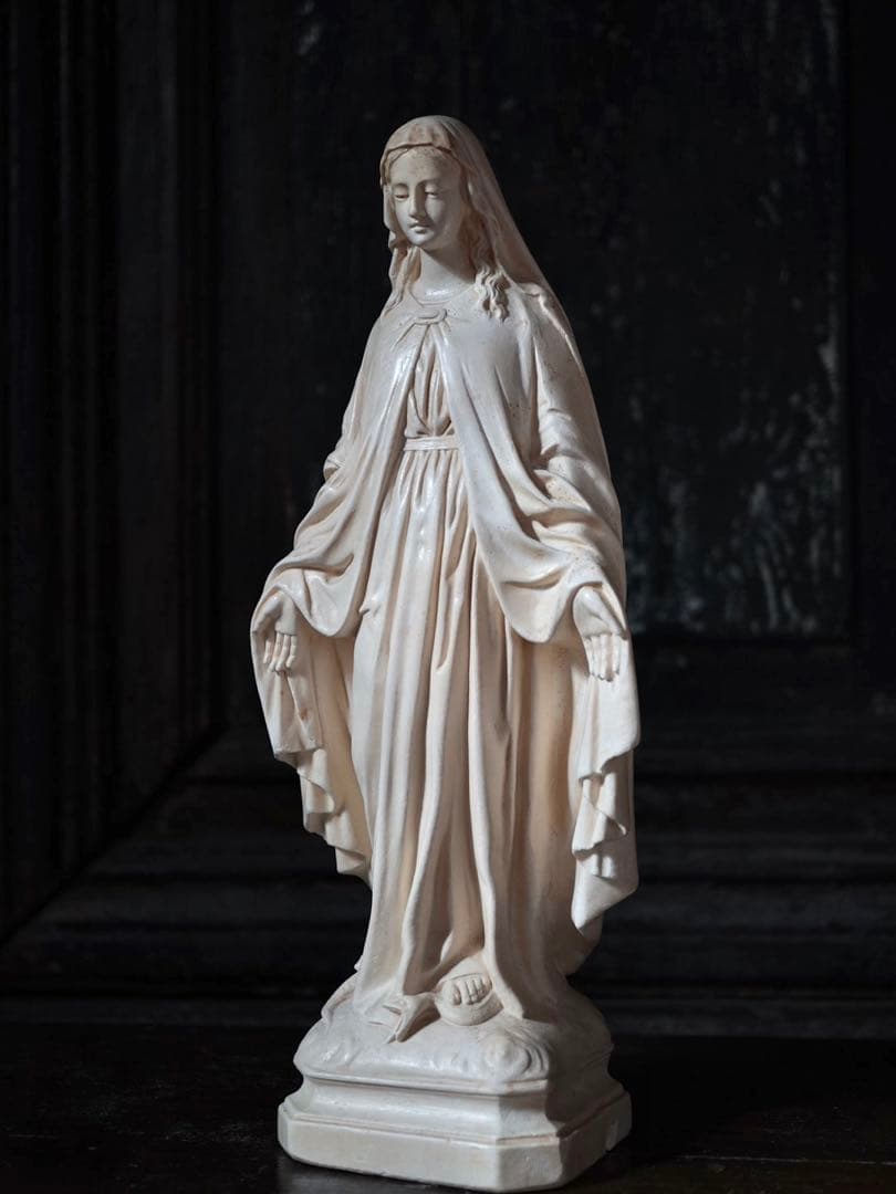 ◎フランスアンティーク　1920年頃　癒しの御顔、美しい聖母マリア像