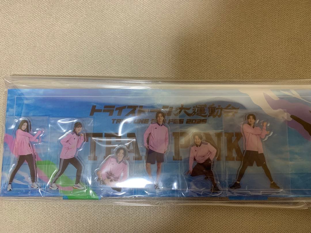トライストーン大運動会 チームアクリルスタンド TEAM PINK
