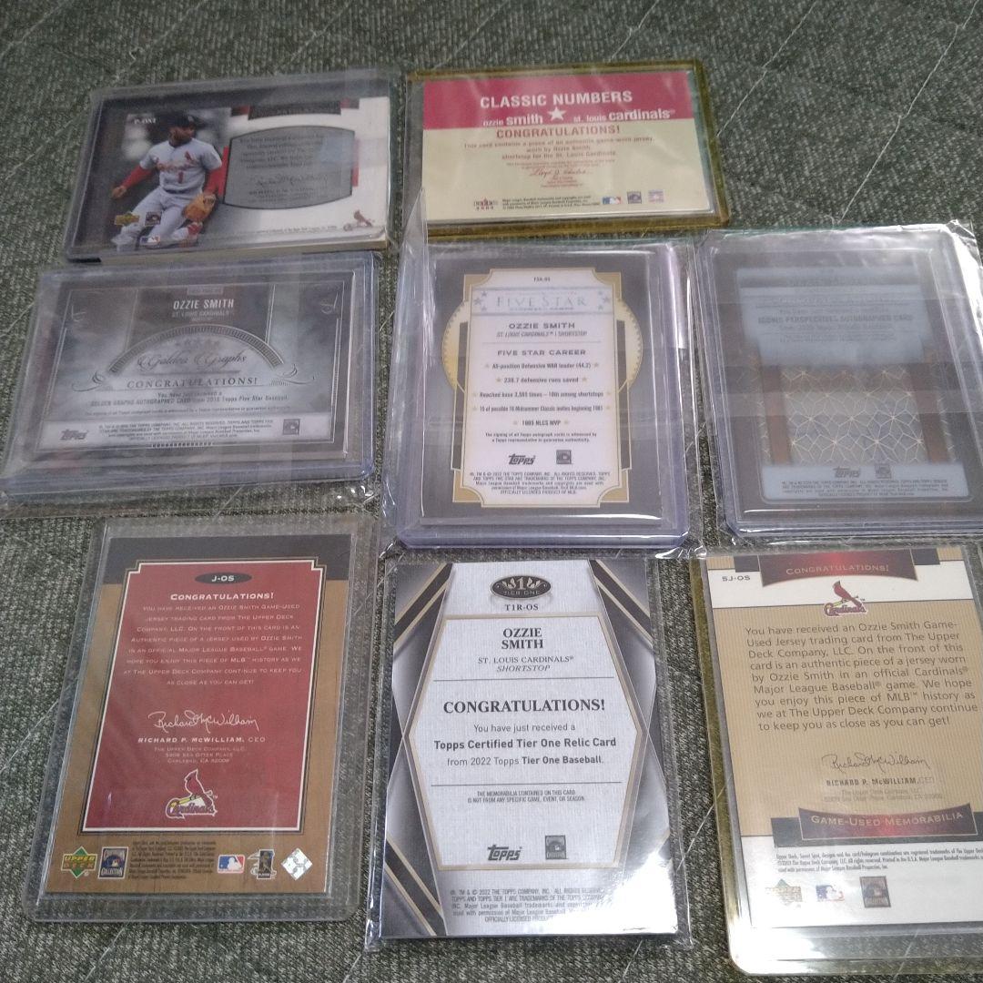 MLB オジースミス（サイン・ジャージ）　カード