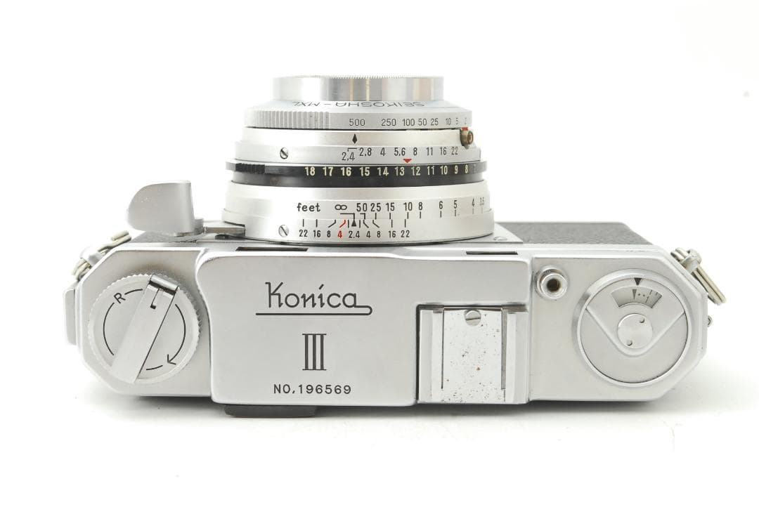 【完動・美品】 KONICA Ⅲ 48mm F/2.4 レンジファインダーカメラ