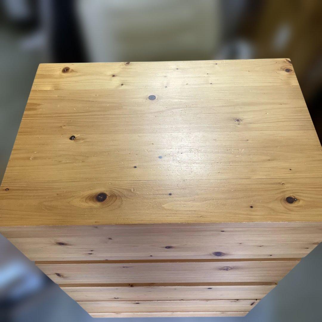 無印良品 パイン材チェスト4段 木製家具 タンス 衣類収納