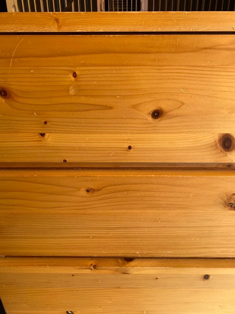 無印良品 パイン材チェスト4段 木製家具 タンス 衣類収納
