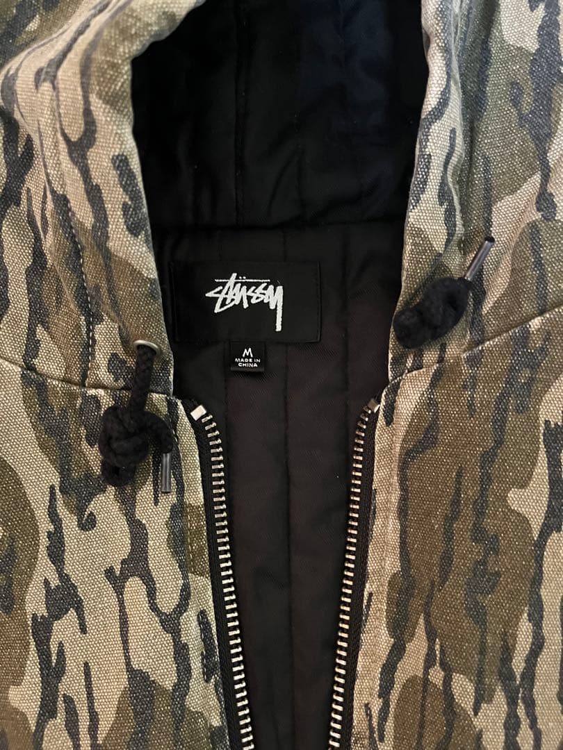 Stussy 迷彩柄 フード付きジャケット M
