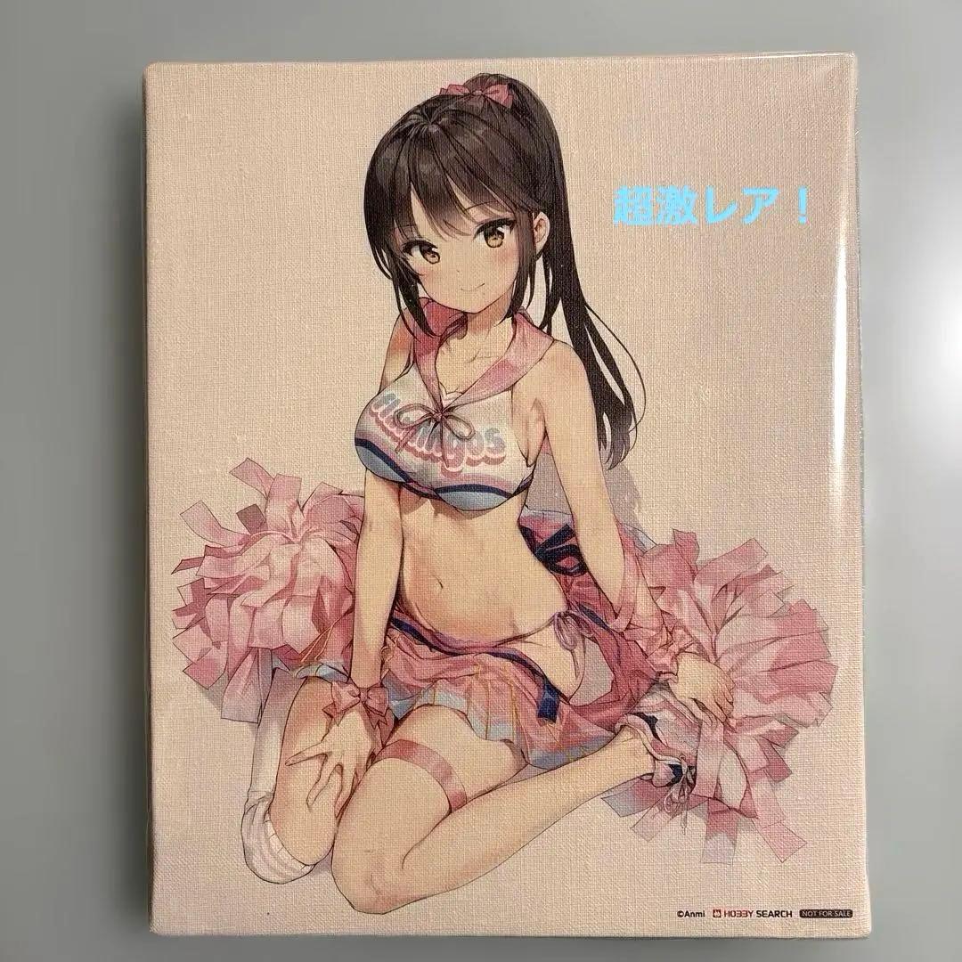 Anmi ポニーテールの子　キャンバスアート　キャンバスボード　グッズ　イラスト