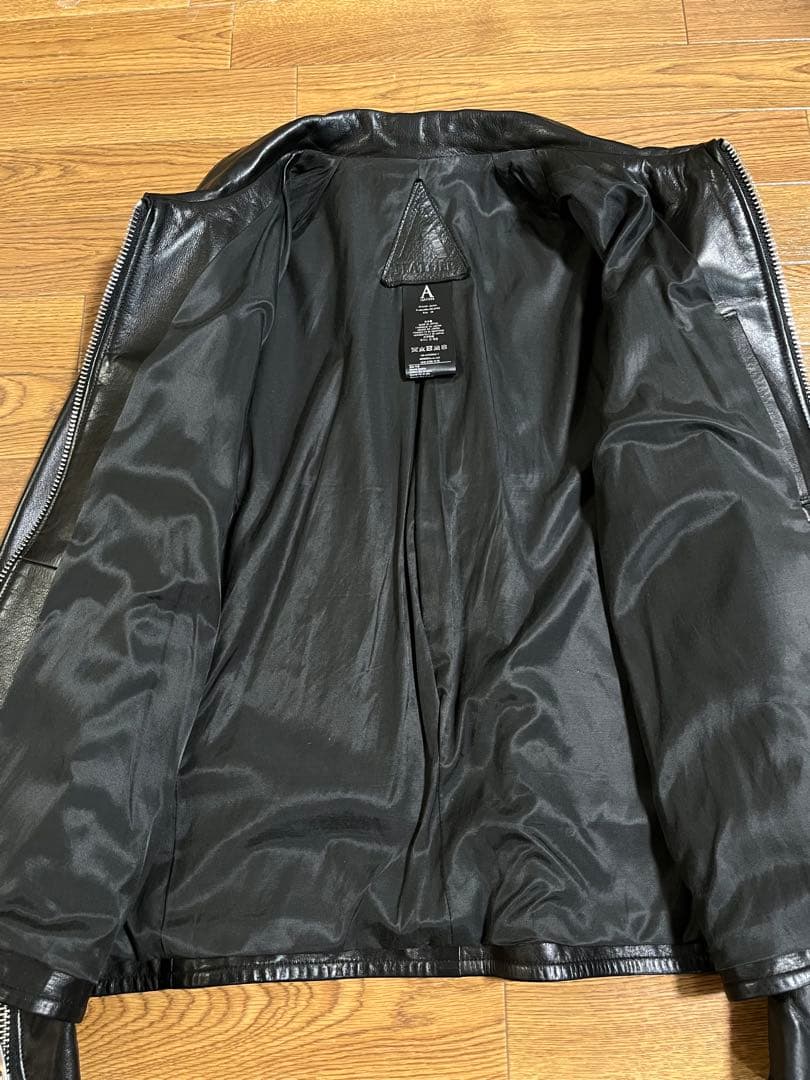 A LEATHER DRIZZLER JACKET ドリズラーレザージャケット