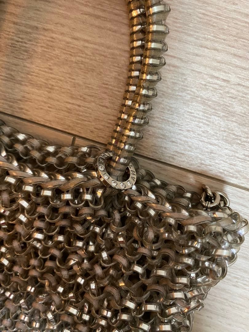 ANTEPRIMA ワイヤーバッグ カーキシルバー