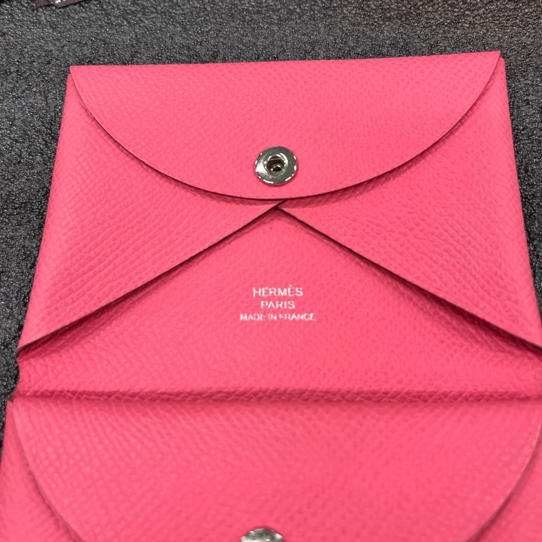 HERMES ピンクカルヴィデュオ