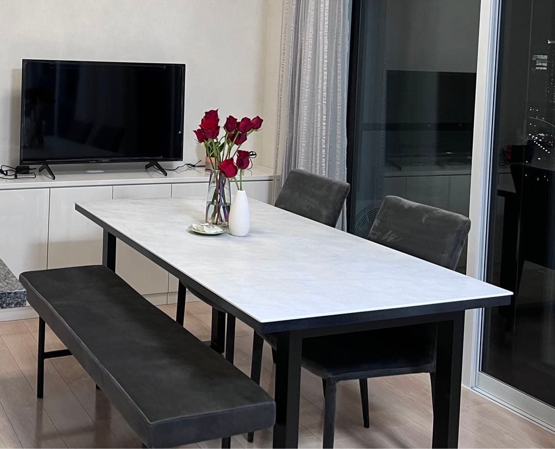 【10月30日まで】ダイニングテーブルセット　ベンチ