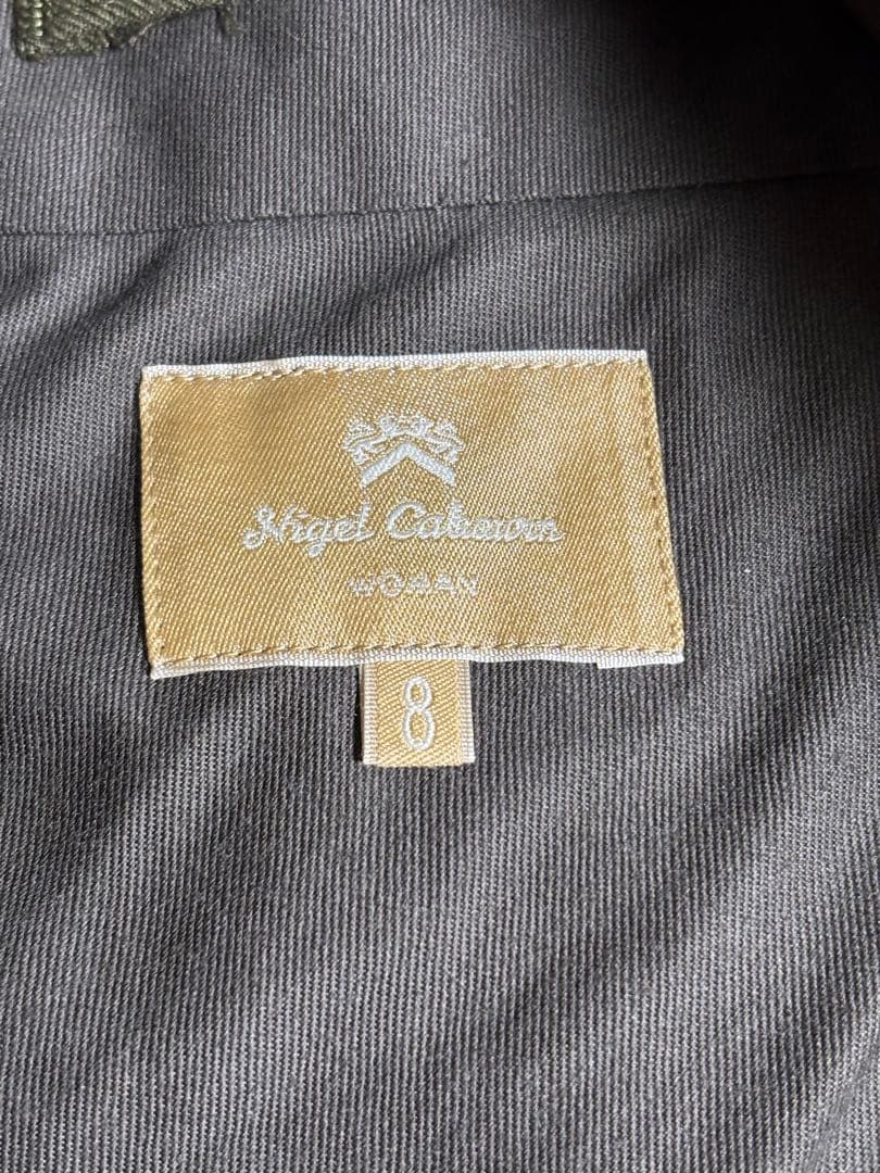 Nigel Cabourn プリーツスカート サイズ8 オリーブ