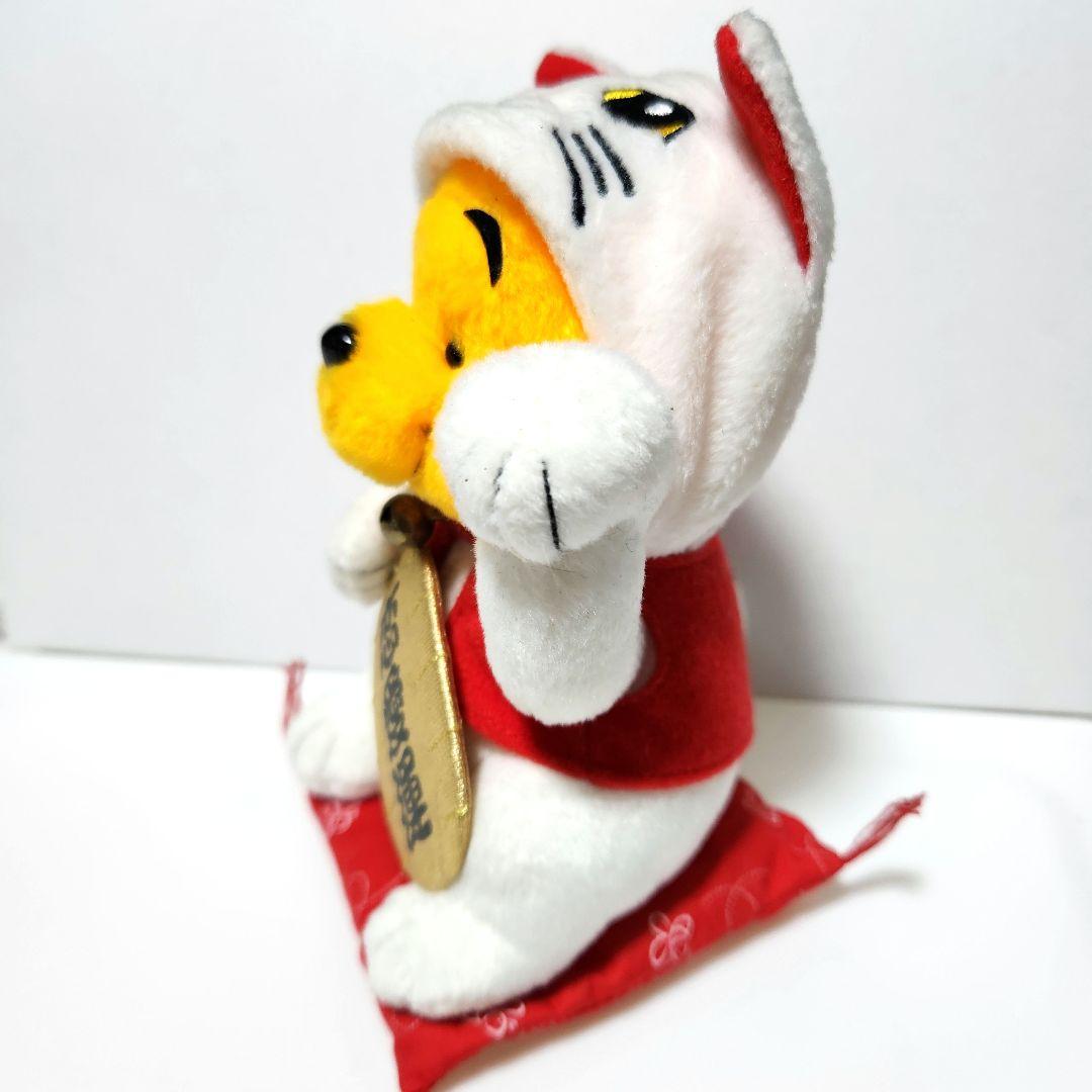 激レア ディズニーストア プーさん 招き猫 ぬいぐるみ 恋愛運