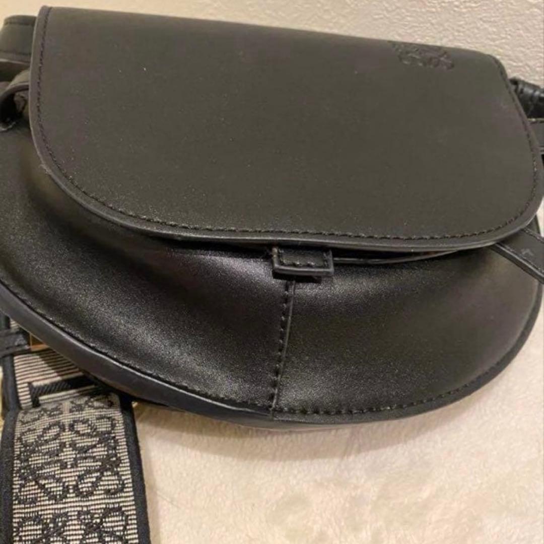 ロエベ　ゲート　黒 ショルダー　バッグ