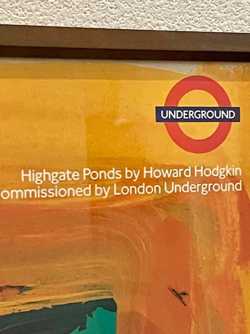 ロンドン　地下鉄のポスター「Art on the Underground」