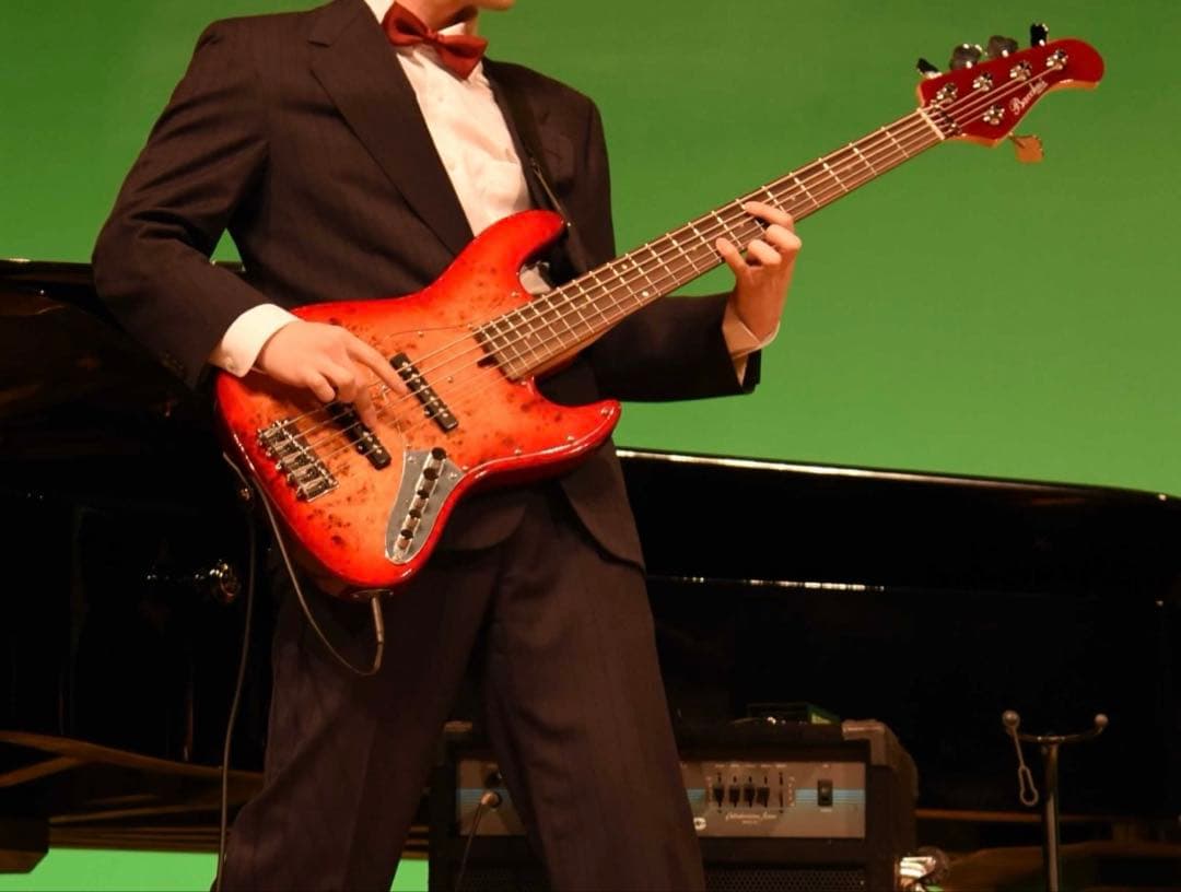 1/5まで５弦ベースBacchus / WJB5-BP/Act RD-B