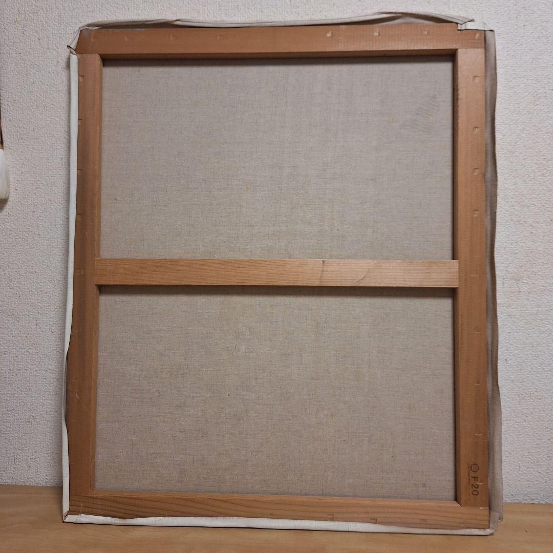 浴衣　夏　着物　人物画　油絵　アンティーク　レトロ