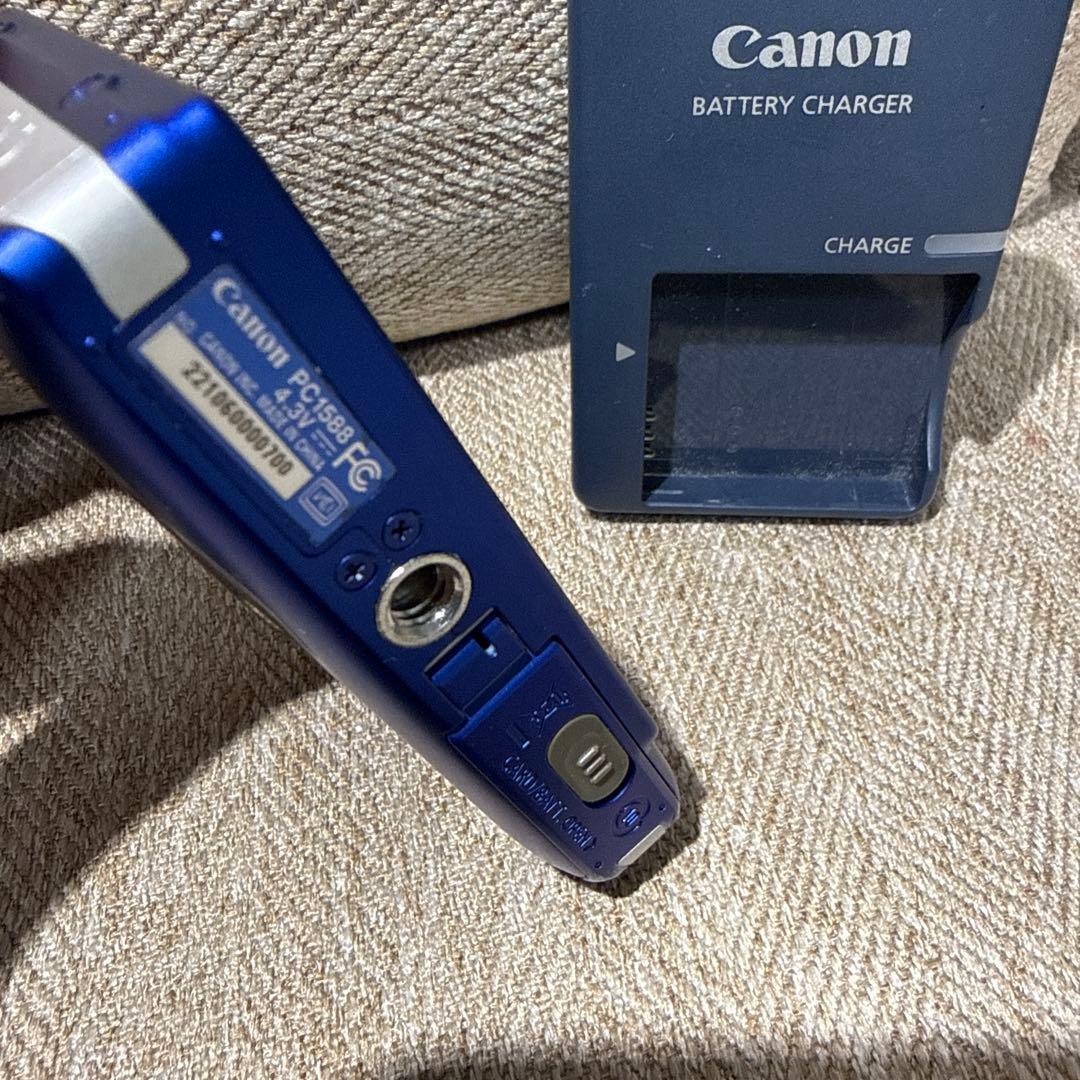 【Canon】 IXY 210F 青色 コンパクトデジタルカメラ