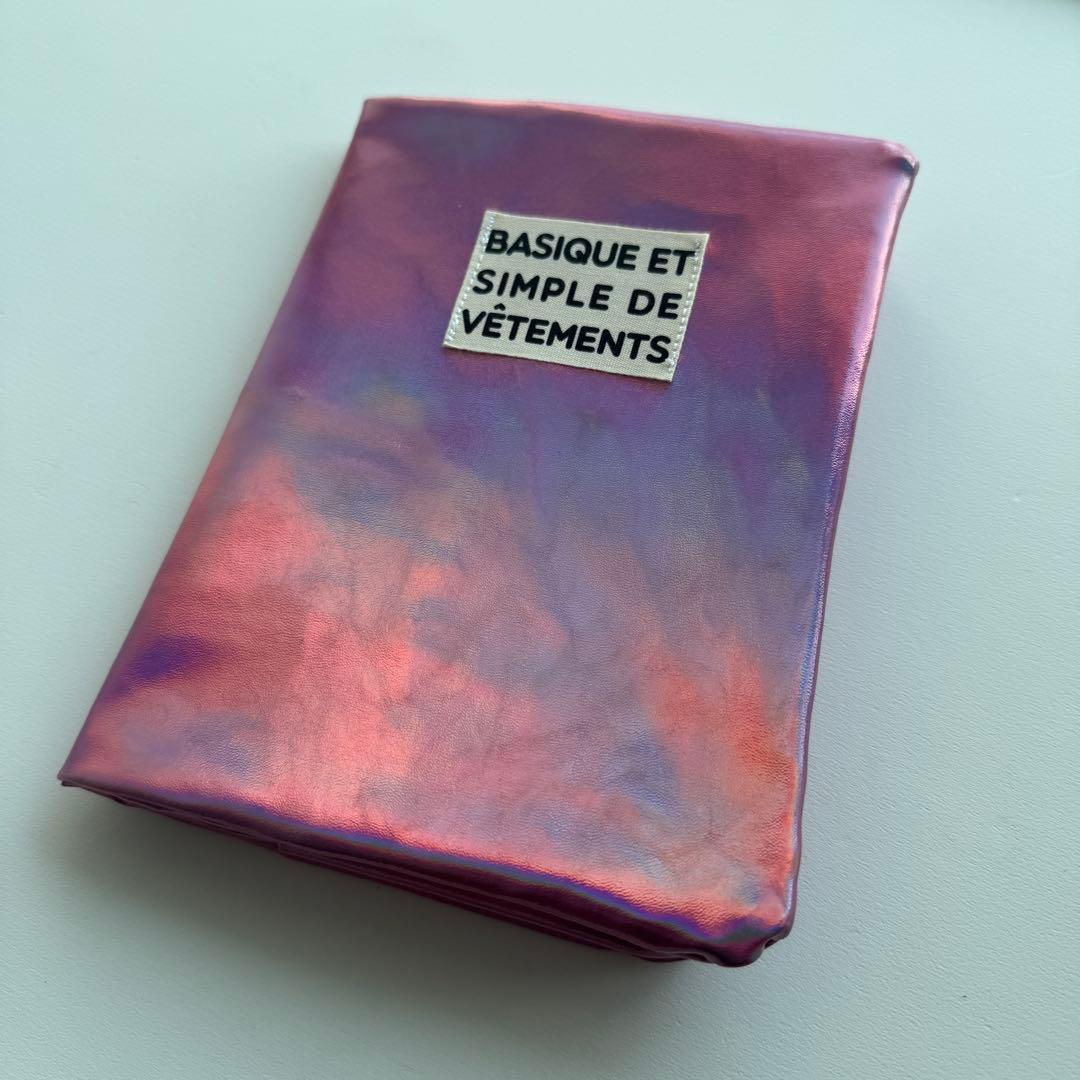 バインダーカバー　オーロラピンク　A6 韓国　貯金