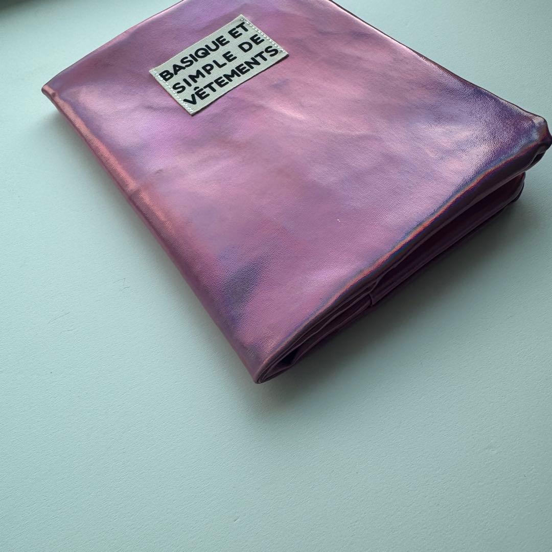 バインダーカバー　オーロラピンク　A6 韓国　貯金