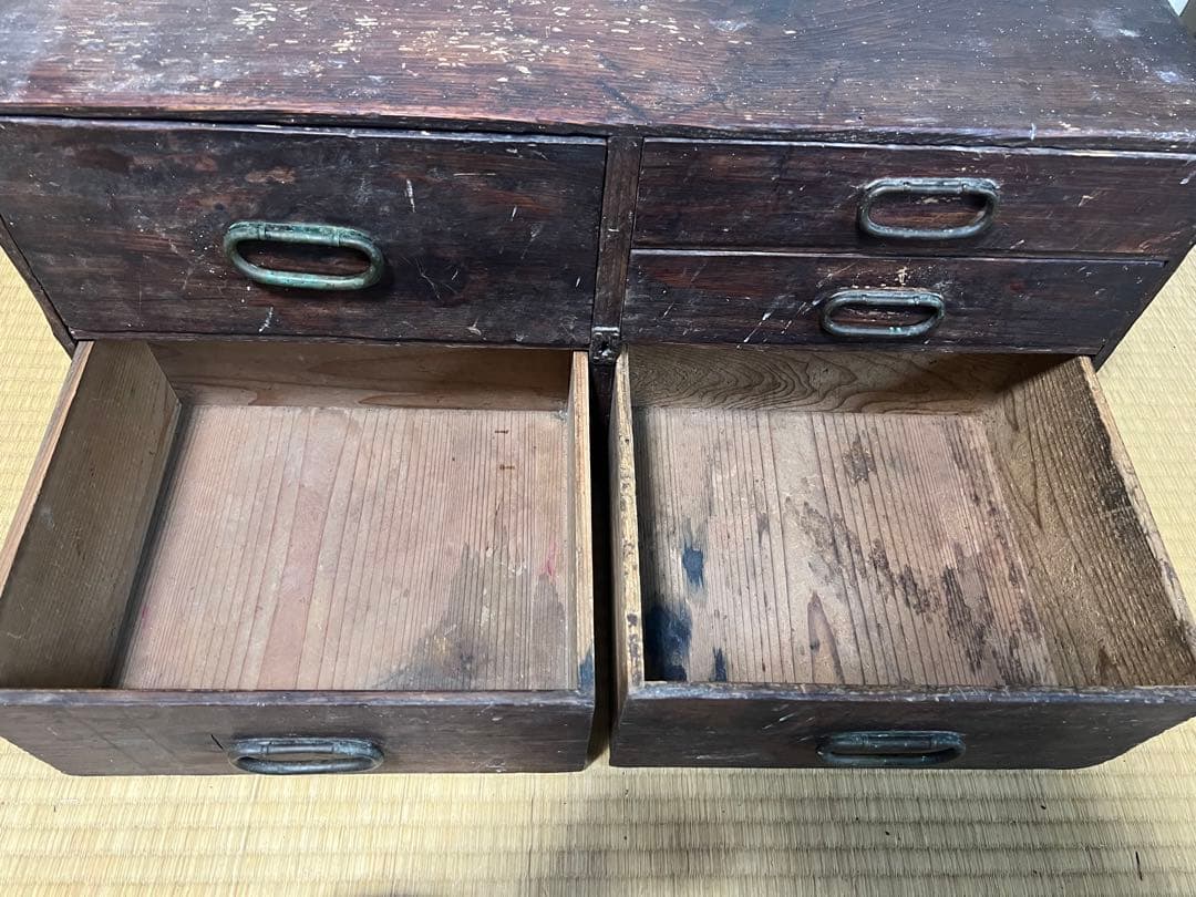 【O-1589】引き出し 和ダンス 小箪笥 収納 昭和レトロ 家具
